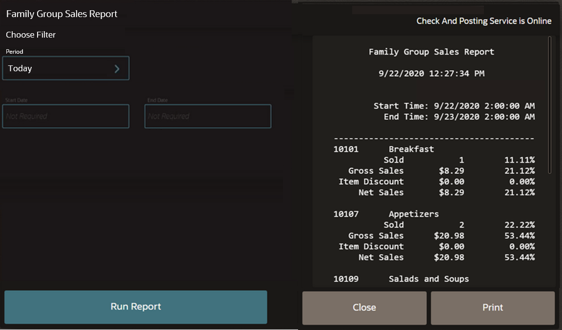 restaurant POS reports help you keep track of food sales