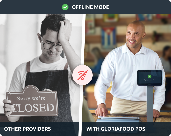 GloriaFood POS offline mode